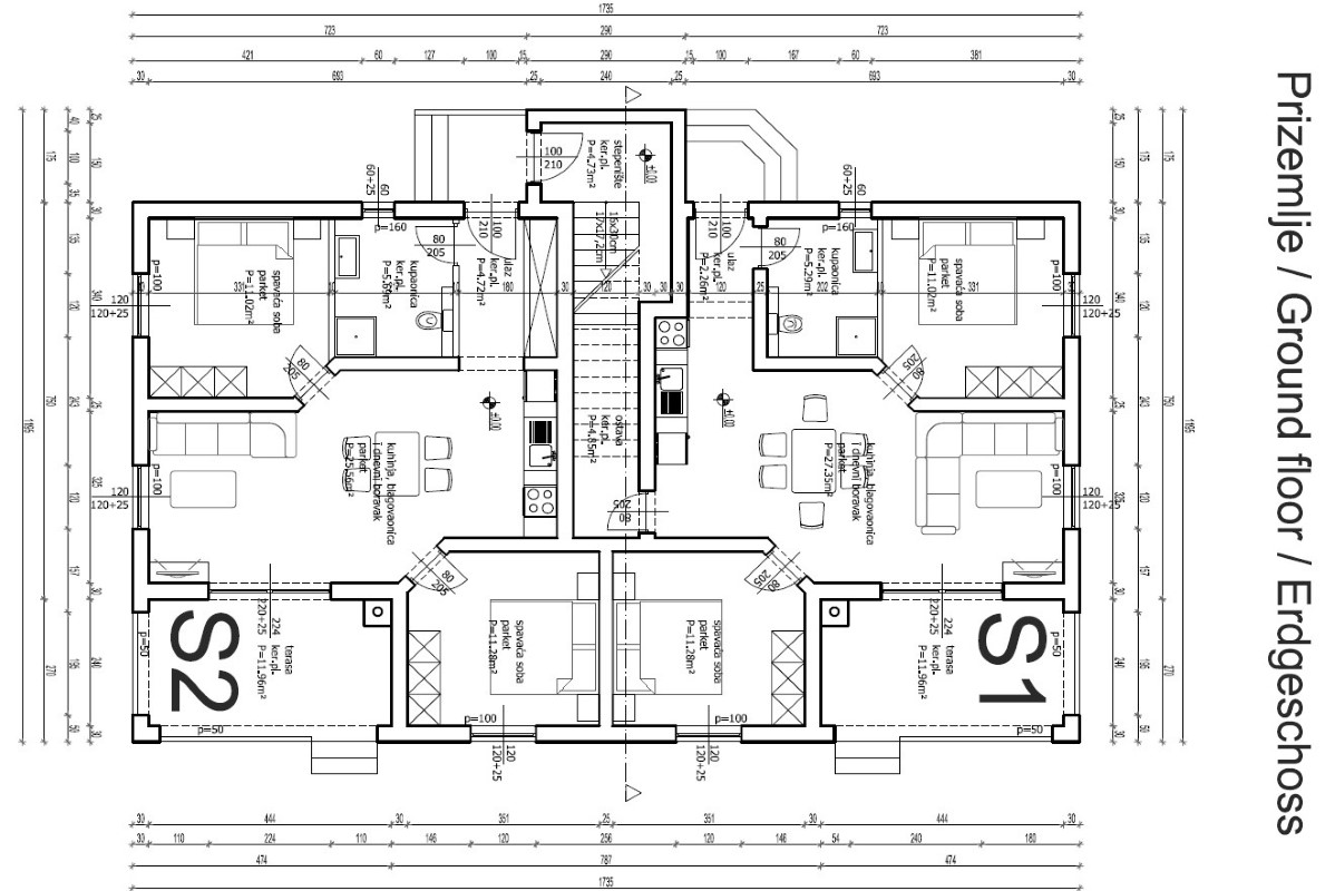 Private accommodation apartments Vrsi